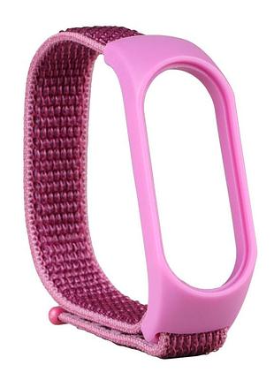 Ремінець для xiaomi mi band 5/6 nylon purple