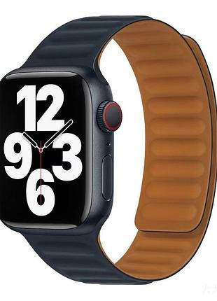 Ремешок для apple watch magnetic silicone 38/40/41 mm midnight