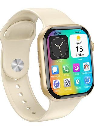 Смарт часы xo w10 pro amoled золотые