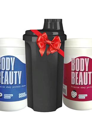Коктейль body beauty для похудения 2 шт + шейкер в подарок