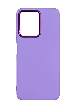 Чохол silicone cover metal frame (aa) для xiaomi redmi note 12 pro+ 5g 39.elegant purple