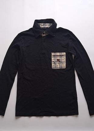 Мужской чёрный лонгслив burberry london original