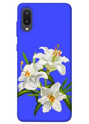 Чехол blex three lilies для samsung galaxy a02