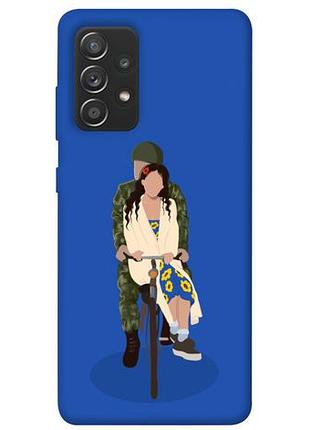Чехол blex военная парочка для samsung galaxy a72 4g / a72 5g