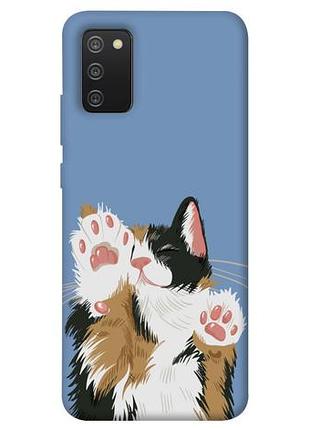 Чохол blex funny cat для samsung galaxy a02s