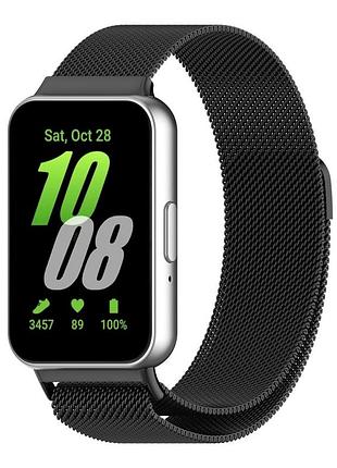 Ремешок для samsung galaxy fit 3 (r390) milanese loop black