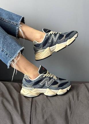 Кроссовки new balance 9060 blue