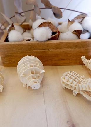 3d модель для сборки paper art слон 7