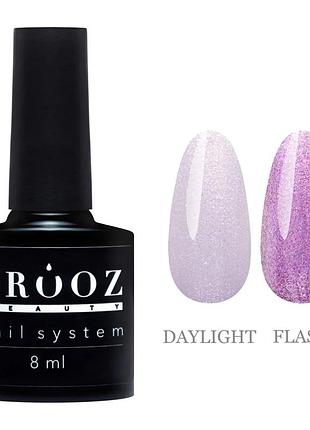 Гель-лак crooz aurora 02 (перламутровый с розовыми блестками с эффектом втирки), 8ml
