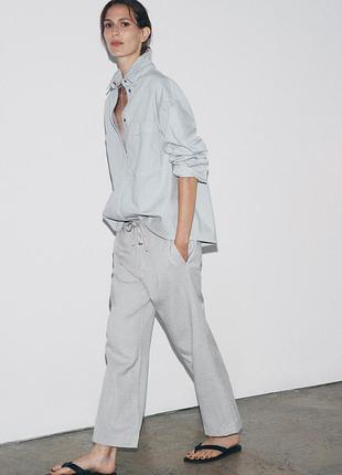 Оверсайз джинсова куртка, джинсовка, верхня сорочка zara, нова колекція, розмір м