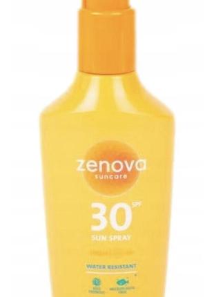 Масляний сонцезахисний крем-спрей spf 30 zenova 200 мл
