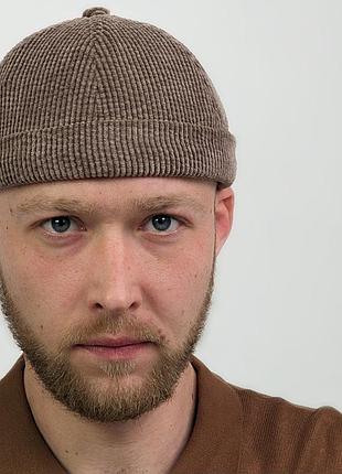 Docker cap, кепка докера без козырька, вельветовая бейсболка, унисекс. m/55-56