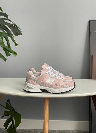 Женские кроссовки  new balance 530 white green