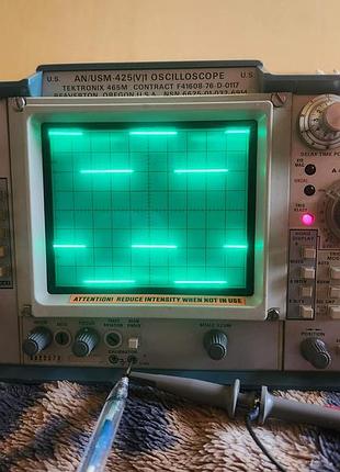 Осцилограф tektronix 465m сша військовий двоканальний по 100мгц