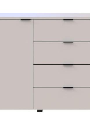 Комод doros gс1 кашемир 100х40х81,2 (41510134)