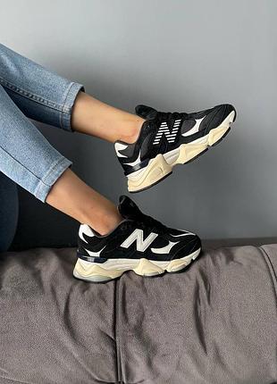 Кросівки new balance 9060 black/white