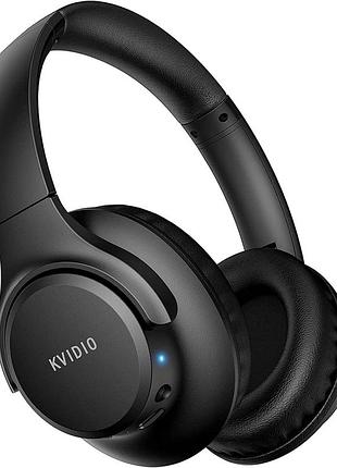 Kvidio wh201a – беспроводные bluetooth наушники, 65 часов воспроизведения, накладные с микрофоном, hifi стереозвук, глубокие басы