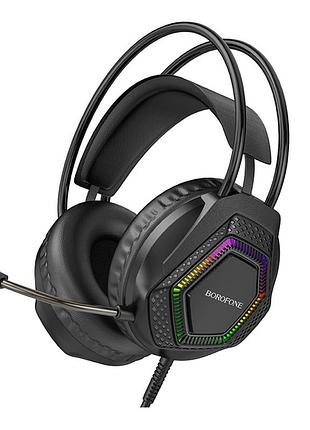 Игровые наушники borofone bo105 thunder черный
