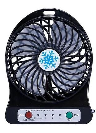 Вентилятор портативный dac-v1 mini fan черный