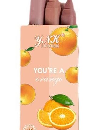 Карандаш помада ynk lipstick you`re a orange natural vitamine c product 3 штуки