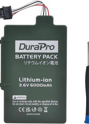 Durapro - аккумулятор на 6000 мач, 3.6v для nintendo wii-u, wup-012, wup-010