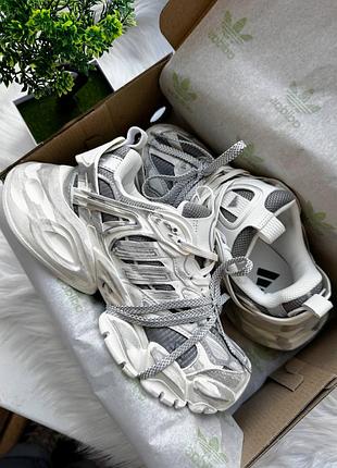 Кроссовки adidas vento xlg deluxe white silver