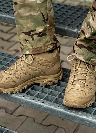 Тактические ботинки merrell moab 3 mid tactical waterproof. койот 43.5 (00000006640)