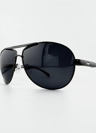 Сонцезахисні окуляри краплі авіатори polarized p304 c.3 з поляризацією чорні