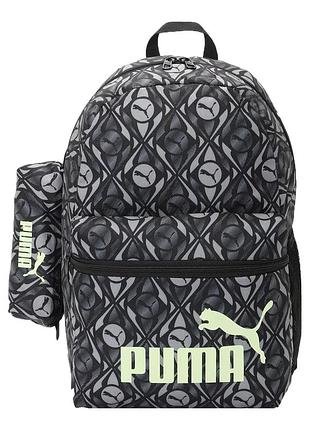Рюкзак для девушки puma phase aop. школьный рюкзак с пеналом. пума рюкзак для спортзала женский (091733-04)