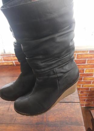 Ботинки кожание