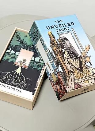 Раскрытое таро the unveiled tarot гадальные карты размер 12х7 таро с дополнительным смыслом в подарочной коробке