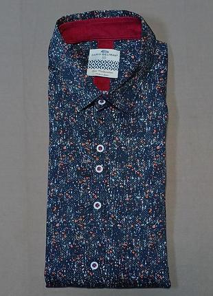 Воротник 44 см dario beltran size xl 17 1/2 44cm made in spain 
 в рисунок рубашка