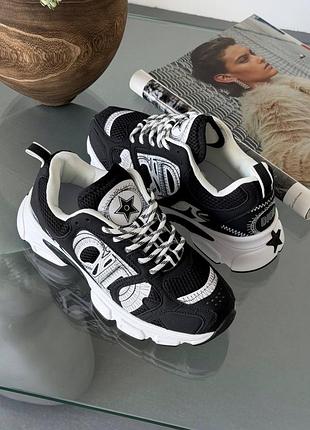 Брендові кросівки black white