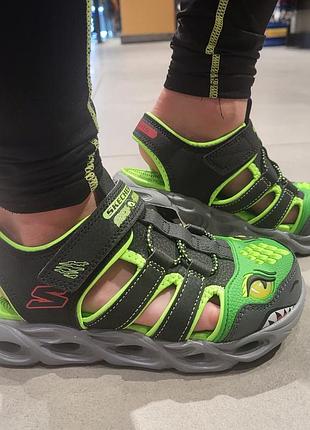 Сандалии детские для мальчика skechers оригинал