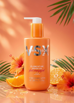 Victoria’s secret vsx clementine hibiscus hydrating body lotion 290 мл — зволожуючий лосьйон з вітаміном c