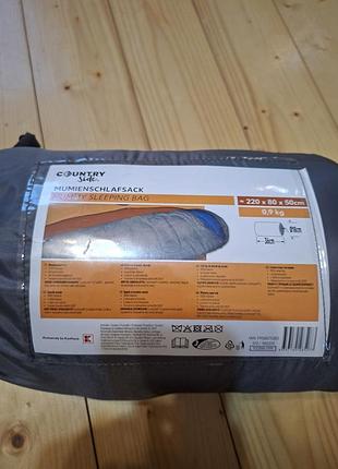 Спальный мешок-кокон (mummy sleeping bag) бренда country side.