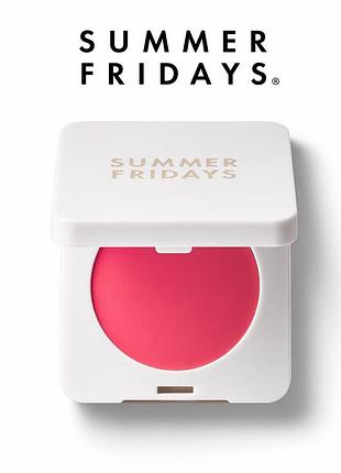 Кремові румʼяна summer fridays blush butter balm pink sunset 2.4g