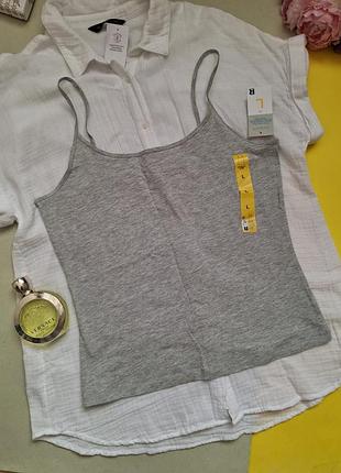 Майка новая на тонких бретелях для дома и сна р.l,primark