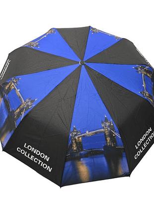 Парасоля жіноча напівавтомат feeling rain "city at night" 10 спиць r05153