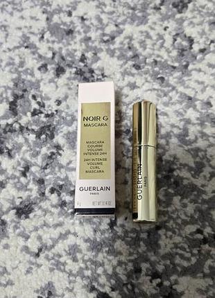 Тушь для ресниц мини версия 4г, половина полноценной! guerlain noir g mascara courbe &amp; intense volume
