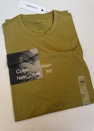 Чоловіча бавовняна футболка calvin klein розмір м, оригінал