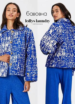 Lollys laundry легкая стеганая хлопковая куртка с принтом