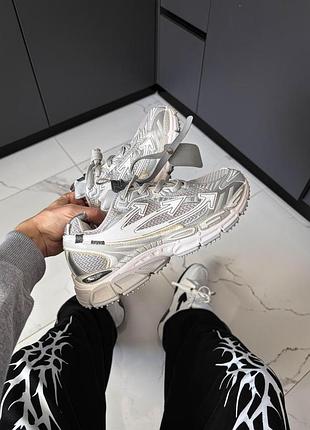 Кросівки off-white right back grey/silver