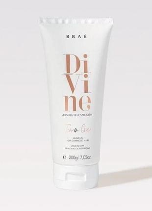 Braé divine ten in one leave-in - маска-крем 10 в 1 для відновлення сильно пошкодженого волосся, 200 г.