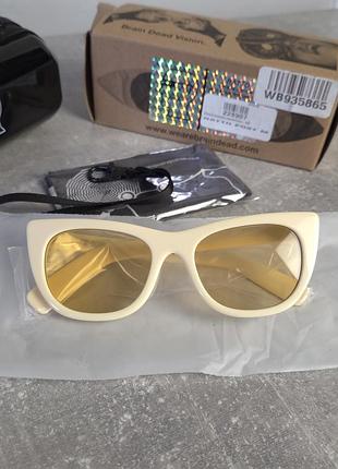 Солнцезащитные очки brain dead natto white/biege post modern primitive eye protection sunglasses