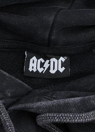 Худи мужское ac/dc серое s 2