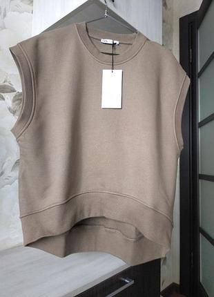 Жилетка худі безрукавка м розмір 46 zara