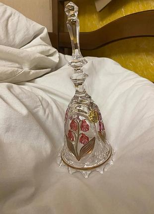 Звоник из свинцового хрусталя genuine lead crystal, италия