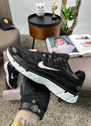 Мужские кроссовки nike p-6000 s reflective black white