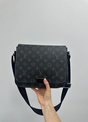 Сумка district pm louis monogram vuitton eclipse grey 3
